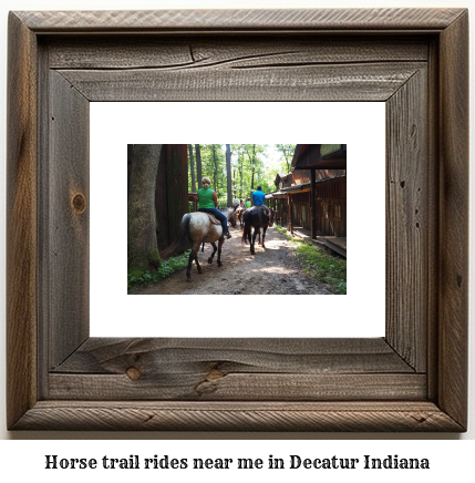 horse trail rides near me in Decatur, Indiana